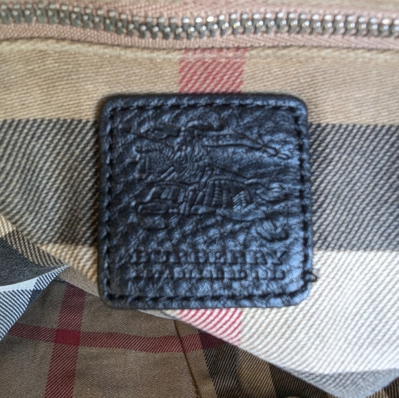 🩶Burberry Gray Logo Canvas Tote Bag - Picture 12 of 16